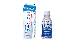 「明治益生菌酸奶LG21」饮用型「明治美味牛奶」正式发售