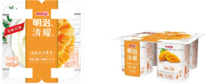 明治清耀風味酸乳 情熱のマンゴー味 100g×4