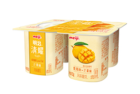 明治清耀風味酸乳 マンゴー味 100g×4