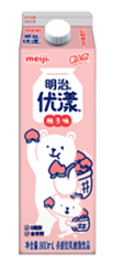 【明治优漾杀菌型乳酸菌饮品 桃子味（900mL）】