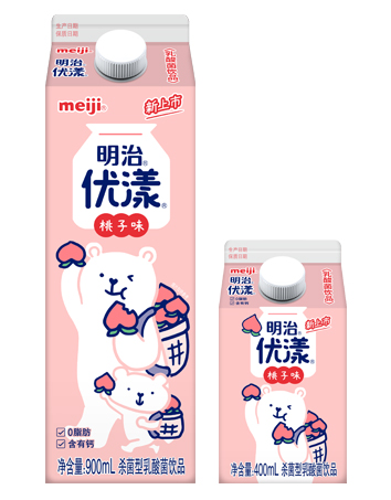 明治优漾杀菌型乳酸菌饮品 桃子味