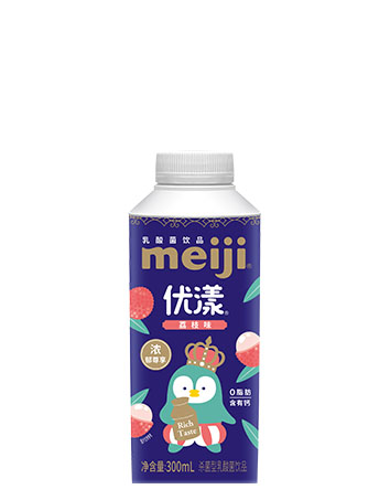 明治优漾杀菌型乳酸菌饮品 荔枝味
