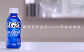 明治佰乐益优LG21风味发酵乳