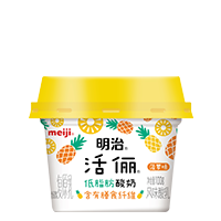 明治活俪低脂肪酸奶 菠萝味