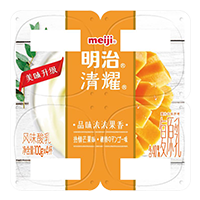 明治清耀风味酸乳 热情芒果味