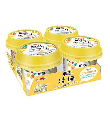 明治活俪低脂肪酸奶 菠萝味