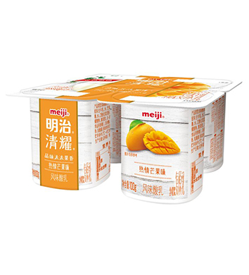 明治清耀风味酸乳 热情芒果味